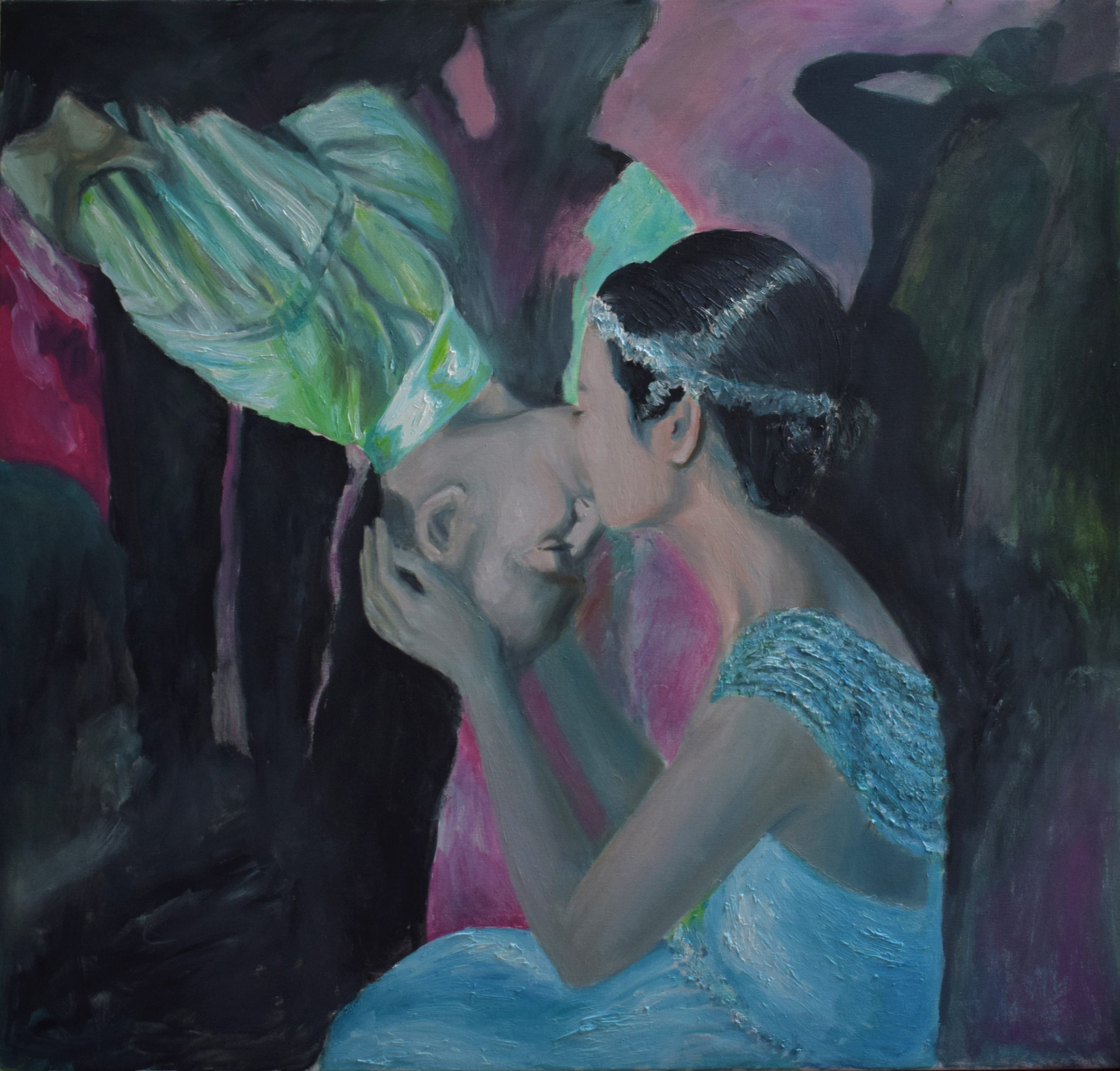 2019 Sleeping Beautyoil on canvas 90 x 85 cm